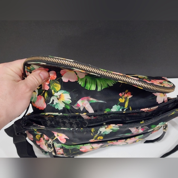 Karl Lagerfeld Black Floral Women's Bag - Picture 8 of 15